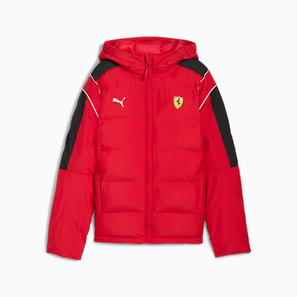 Scuderia Ferrari Sportswear MT7 Puffer Jacket Youth, Rosso Corsa, large-MEX