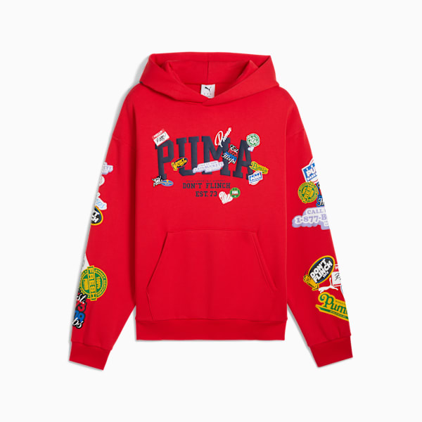 HooperHotline Hoodie Men, For All Time Red, large-MEX