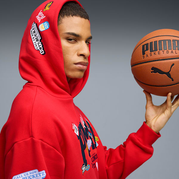HooperHotline Hoodie Men, For All Time Red, large-MEX