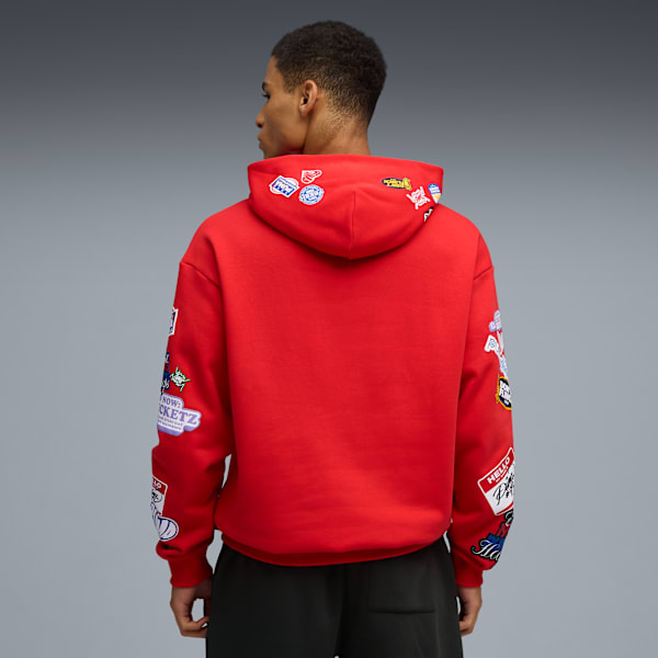 HooperHotline Hoodie Men, For All Time Red, large-MEX