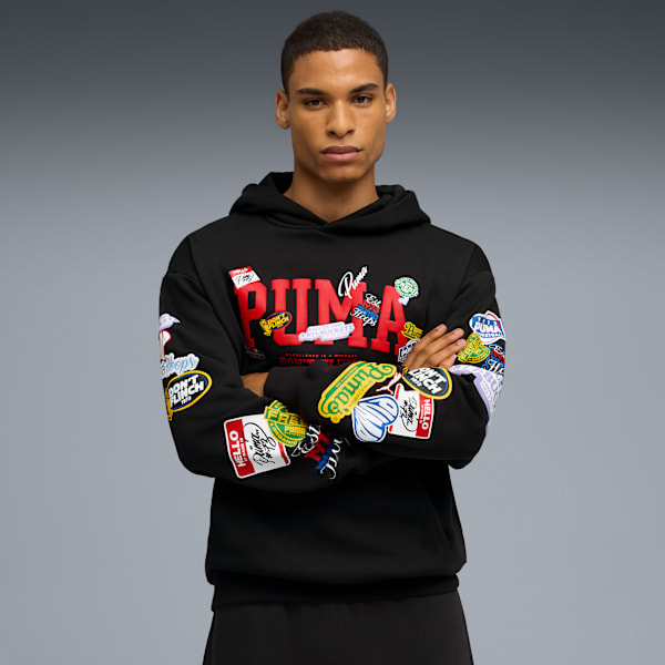 HooperHotline Hoodie Men, PUMA Black, large-MEX