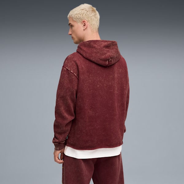 Points In The Paint Hoodie Men, Ruby Shimmer, large-MEX