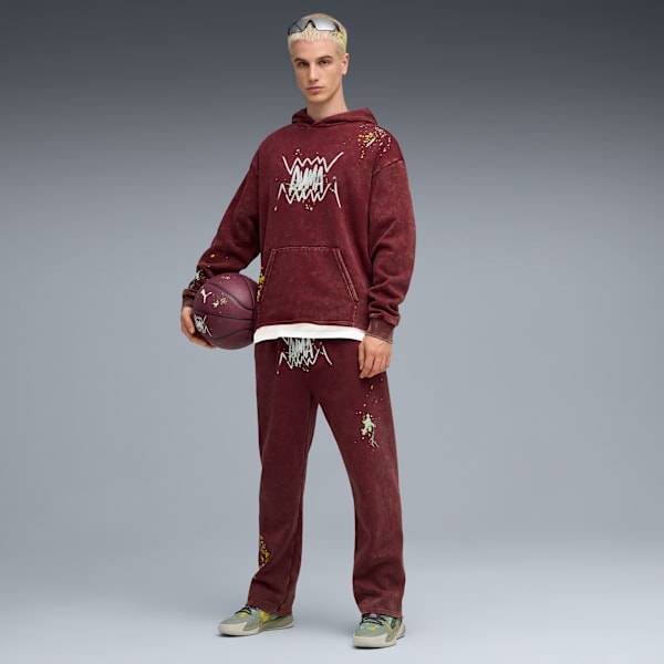Points In The Paint Hoodie Men, Ruby Shimmer, large-MEX