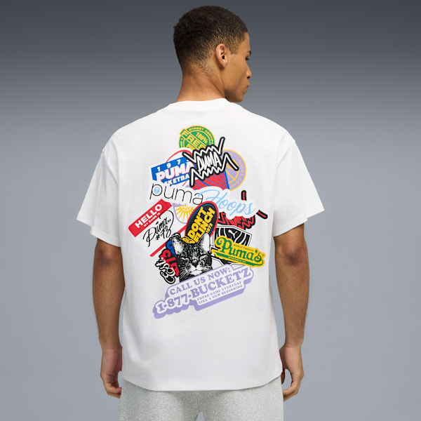 HooperHotline Tee I Men, PUMA White, large-MEX