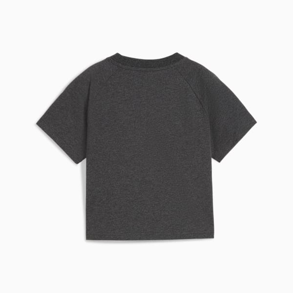 Remera corta Shooting Stars para mujer, Dusky Gray-heather, large-ARG