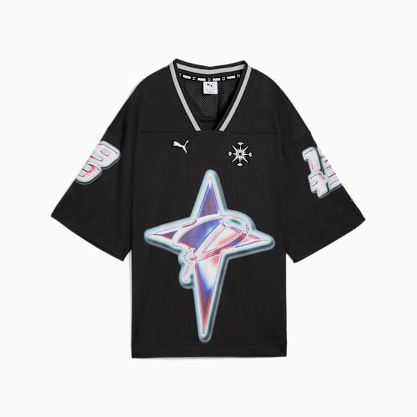 Camiseta de básquet Shooting Stars para mujer, PUMA Black, large-ARG
