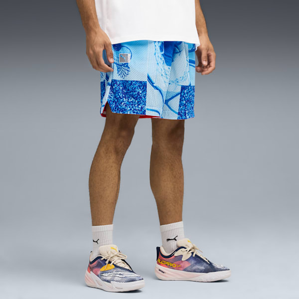 Shorts reversibles Hooptopia para hombre, Dark Indigo-AOP, large-MEX