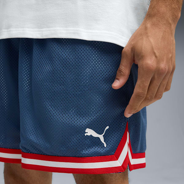 Shorts reversibles Hooptopia para hombre, Dark Indigo-AOP, large-MEX