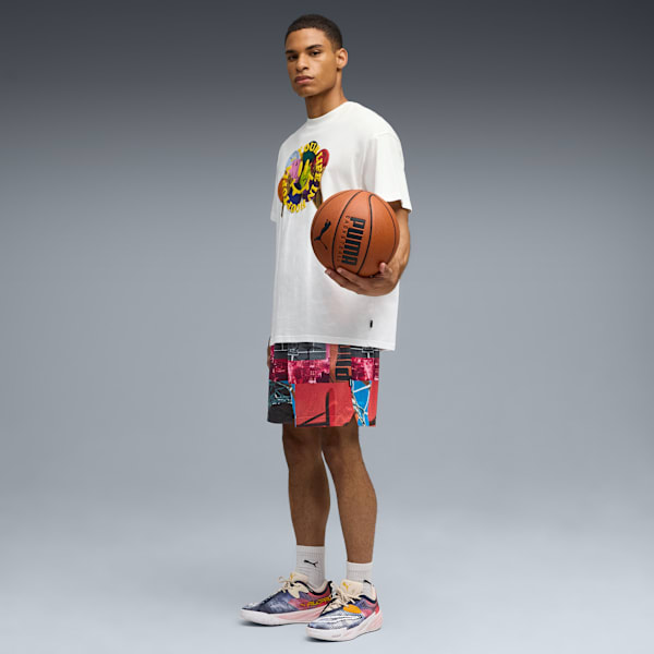 Hooptopia Is Life Tee Men, PUMA White, large-ZAF