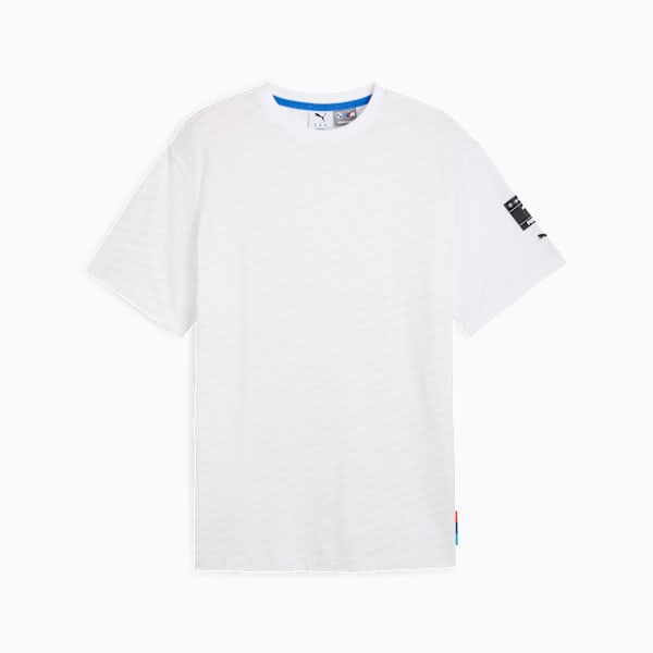 BMW M Motorsport All-Over Print Tee Men, PUMA White-AOP, large-ZAF