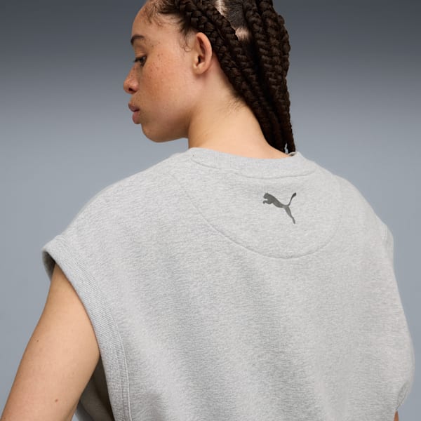 Top PUMA HOOPS x HARRY POTTER™ para mujer, Light Gray Heather, large-ARG