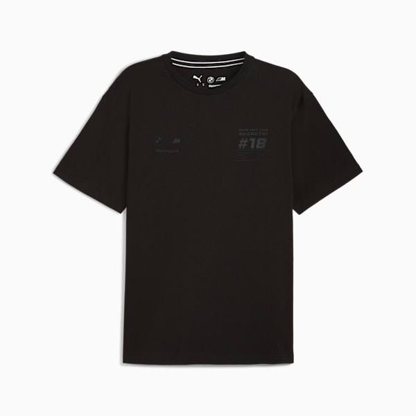 BMW M Motorsport Cao Fei Racer Tee Men, PUMA Black, large-MEX