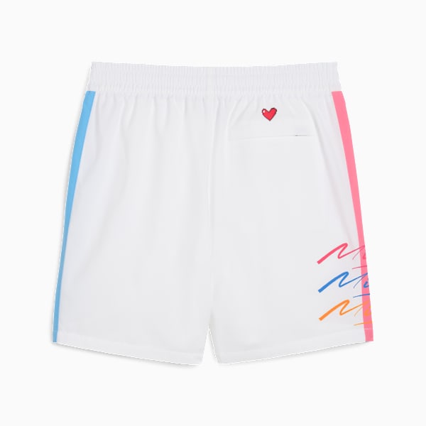 Scuderia Ferrari Miami T7 7" Shorts Men, PUMA White, large-ZAF