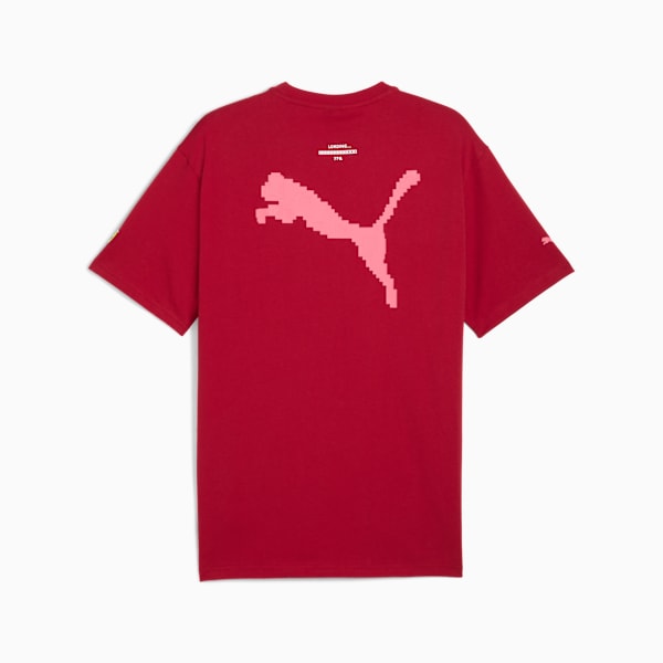 Scuderia Ferrari Miami Graphic Tee Men, Dark Crimson, large-ZAF