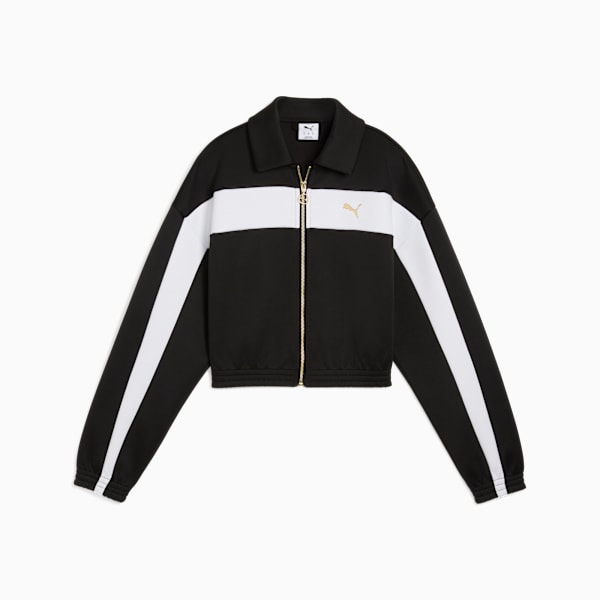 Chamarra corta holgada para mujer, PUMA Black, large-MEX