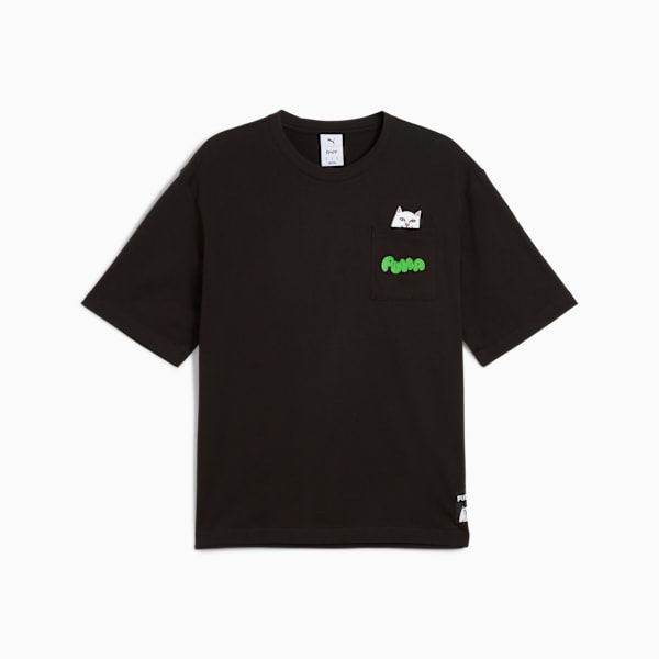 Camiseta PUMA x RIPNDIP Masculina, PUMA Black, large-BRA