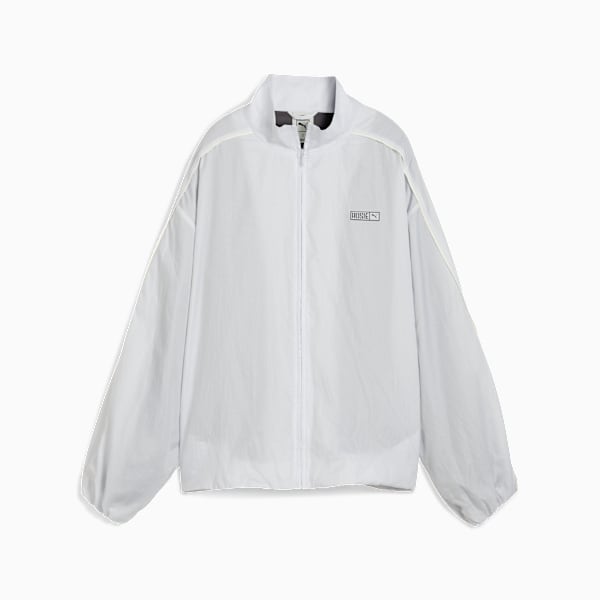 Chamarra PUMA x ROSÉ T7 para mujer, Silver Mist, large-MEX