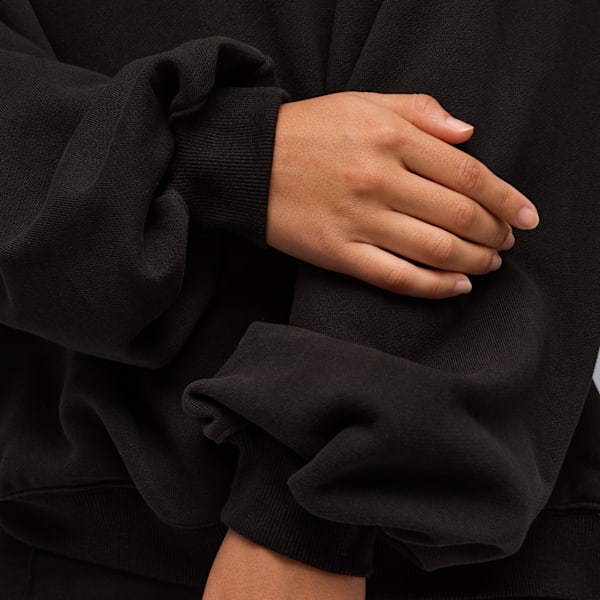 PUMA x ROSÉ Oversized Crew Women, PUMA Black, large-MEX