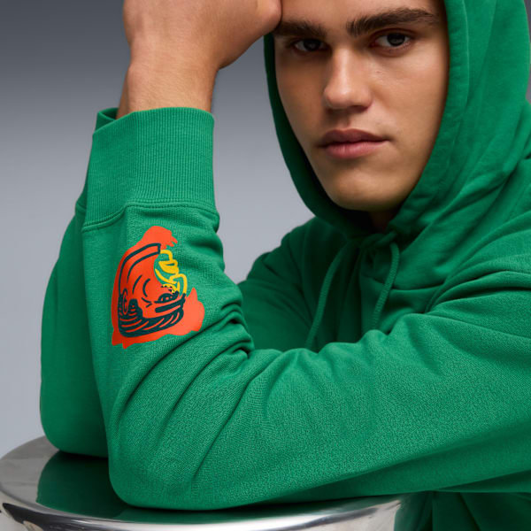 Sudadera con capucha Animal de Poder II para hombre, Archive Green, large-MEX