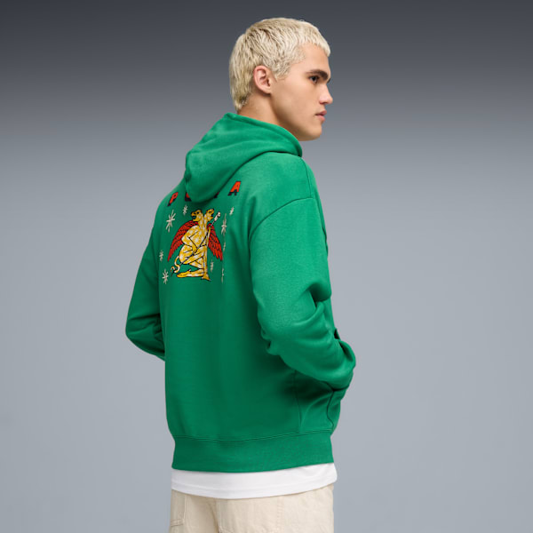 Sudadera con capucha Animal de Poder II para hombre, Archive Green, large-MEX
