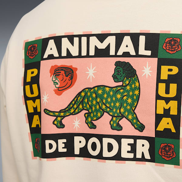 Sudadera con capucha Animal de Poder III para hombre, Alpine Snow, large-MEX