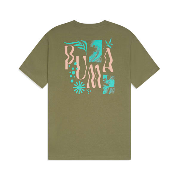 Playera Wardrobe Essentials Downtown para hombre, Lux Army, large-MEX