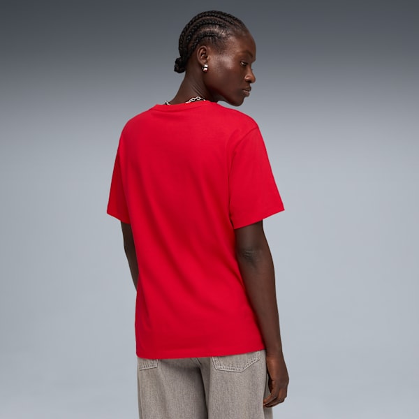 Scuderia Ferrari Tonal Shield Tee Women, Rosso Corsa, large-ZAF