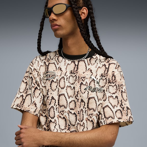 A$AP ROCKY x PUMA Tee Men, Frosted Ivory-AOP, large-ZAF