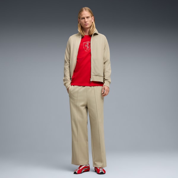 Scuderia Ferrari Tonal Shield Tee Men, Rosso Corsa, large-ZAF