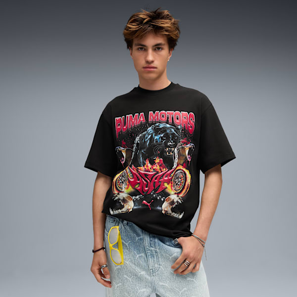 A$AP ROCKY x PUMA Motors Tee Men, PUMA Black, large-ZAF