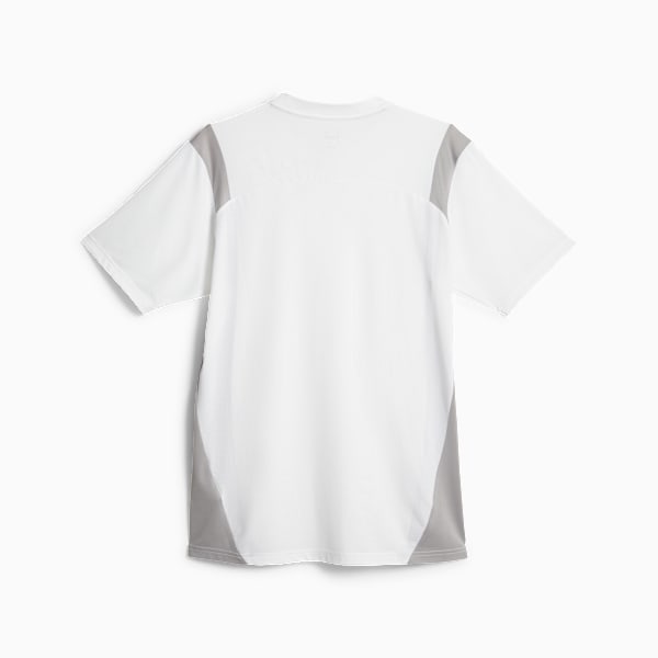 Camiseta de fútbol King Pro, PUMA White-Concrete Gray, large-ARG