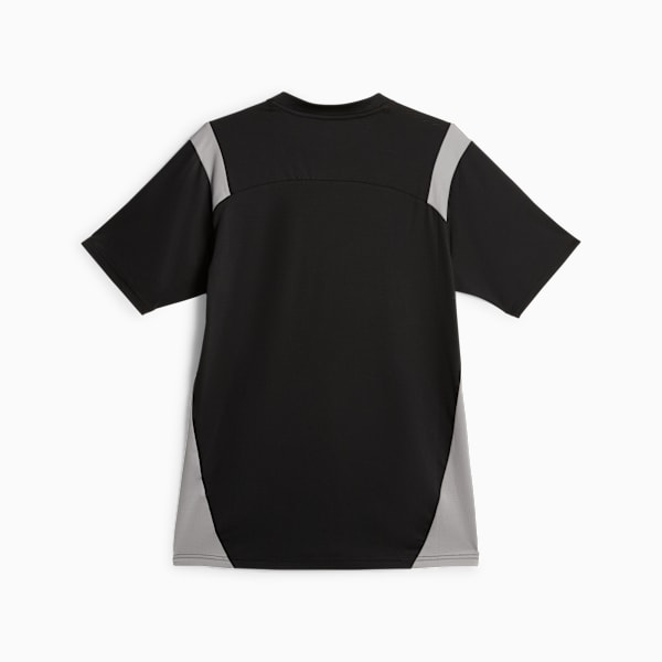 Camiseta de fútbol King Pro, PUMA Black-Concrete Gray, large-ARG