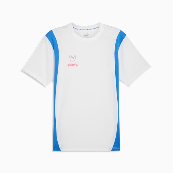 Playera de fútbol para hombre KING Pro, PUMA White-Bluemazing, large-MEX