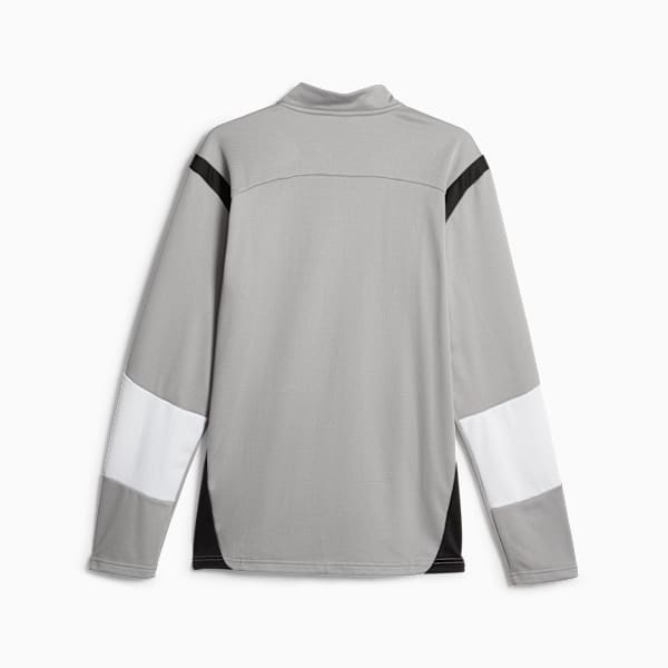 Buzo con cierre de 1/4 KING Pro, Concrete Gray-PUMA White, large-ARG