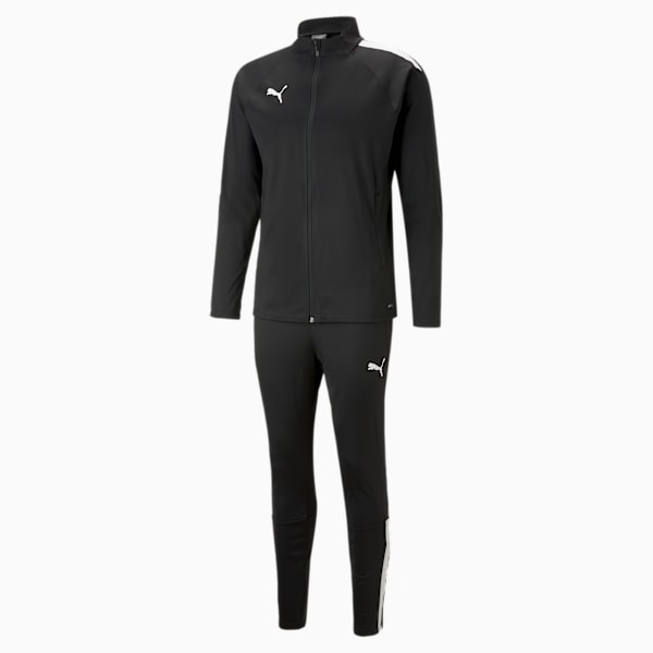 Conjunto de fútbol para hombre teamLIGA, PUMA Black-PUMA White, large-MEX