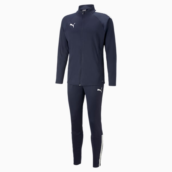 Conjunto de fútbol para hombre teamLIGA, PUMA Navy-PUMA White, large-MEX