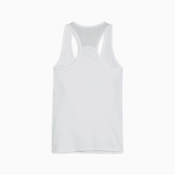 Playera sin mangas de fútbol para mujer teamGOAL, PUMA White-PUMA Black-Feather Gray, large-MEX