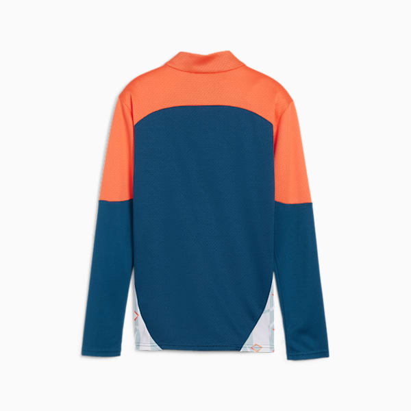 Blusa de Treino Quarter-Zip Creativity Football PUMA x NEYMAR JR Juvenil, Azul, large-BRA