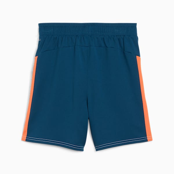 PUMA x NEYMAR JR Creativity Youth Football Shorts, Ocean Tropic-Hot Heat, large-ZAF