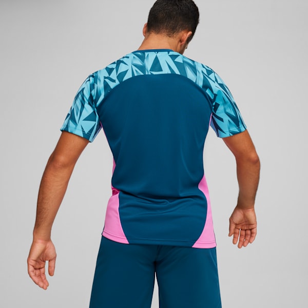 Camiseta de fútbol para hombre individualFINAL, Ocean Tropic-Bright Aqua, large-ARG