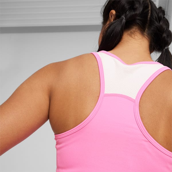 Individual Padel Tank Top, Poison Pink-PUMA White, large-ZAF