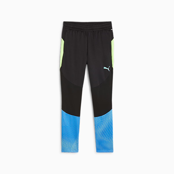 Pants training adolescentes PUMA, PUMA Black-Fizzy Apple, large-MEX