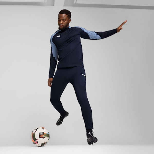 Top Hombre individualLIGA Quarter-Zip, PUMA Navy-PUMA White-Zen Blue, large-MEX