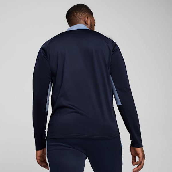 Top Hombre individualLIGA Quarter-Zip, PUMA Navy-PUMA White-Zen Blue, large-MEX
