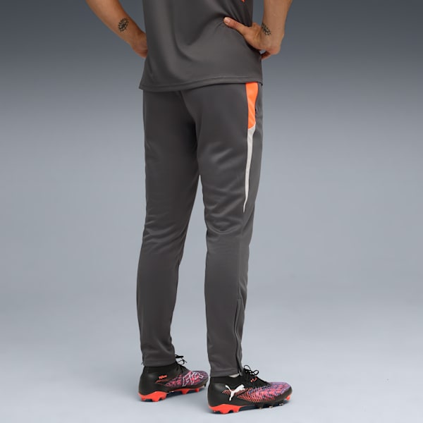 Pants Hombre individualLIGA, Shadow Gray-PUMA White-Glowing Red, large-MEX