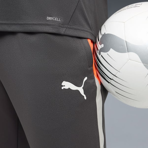 Pants Hombre individualLIGA, Shadow Gray-PUMA White-Glowing Red, large-MEX