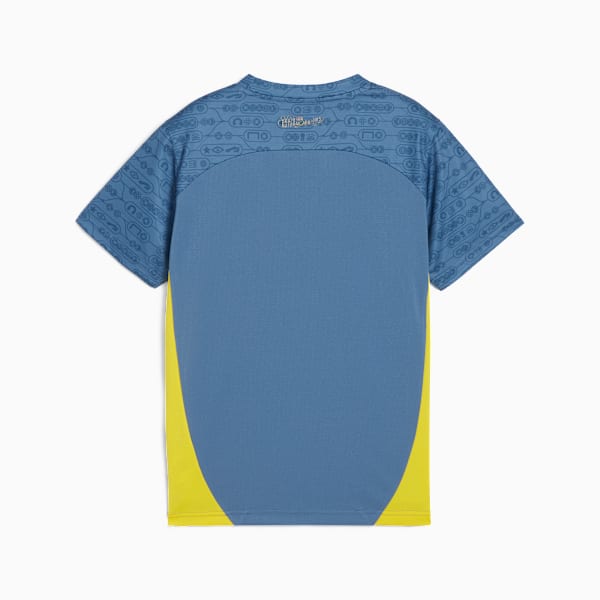 Camiseta de fútbol para niño grande Neymar JR BNA, Blue Horizon-Pelé Yellow, large-MEX