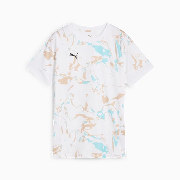IndividualEARTH DAY Football Jersey Women, PUMA White-Light Sand, large-MEX