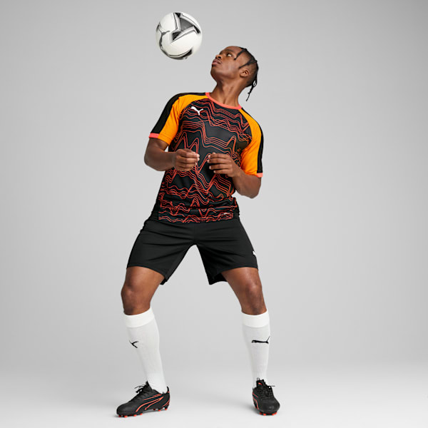 Playera de fútbol individualLIGA para hombre, PUMA Black-Glowing Red, large-MEX