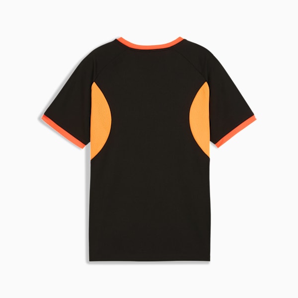 Camiseta de fútbol estampada individualLIGA para adolescentes, PUMA Black-Glowing Red, large-MEX